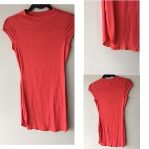 Pink mini tight dress